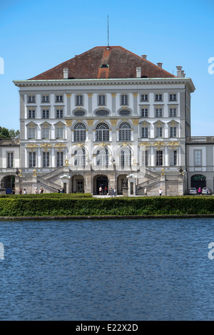 Il Palazzo di Nymphenburg a Monaco di Baviera, Baviera, Germania, Europa Foto Stock