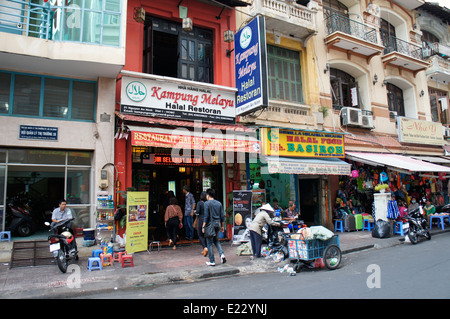 Halal cibo malese ristoranti nella città di Ho Chi Minh, Vietnam Foto Stock