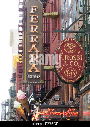 Ferrara, Little Italy, NYC, STATI UNITI D'AMERICA Foto Stock