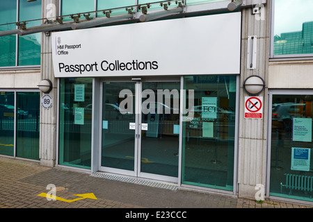 HM Ufficio Passaporti Collezioni Belgrave Road Westminster London REGNO UNITO Foto Stock