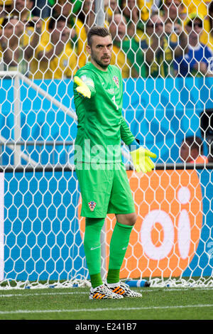 Stipe Pletikosa (CRO), 12 giugno 2014 - Calcio : Coppa del Mondo FIFA Brasile 2014 Gruppo una corrispondenza tra il Brasile 3-1 Croazia a Arena de Sao Paulo Sao Paulo, Brasile. (Foto di Maurizio Borsari/AFLO)[0855] Foto Stock