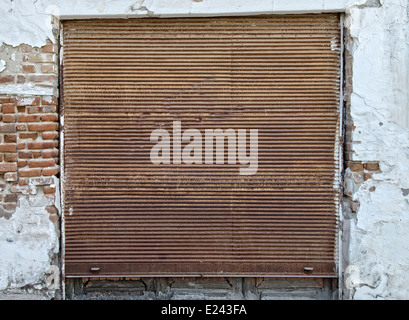 Vecchio rullo porte Foto Stock