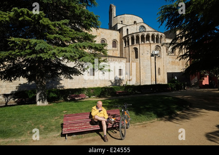 La Cattedrale di Santa Maria d'Urgel nella città di La Seu d'Urgell nella provincia di Lleida in Catalogna Spagna Foto Stock