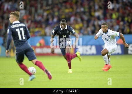 Porto Alegre, Brasile. Il 15 giugno, 2014. Blaise Matuidi (Fra) calcio : FIFA World Cup finali. Francia contro l'Honduras. Credito: Azione Sport Plus/Alamy Live News Foto Stock