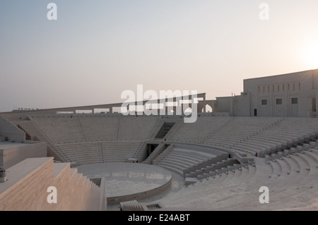 Vista dall'alto di anfiteatro Katara a Doha, in Qatar Foto Stock