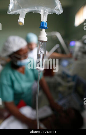 Un ospedale in Africa Foto Stock