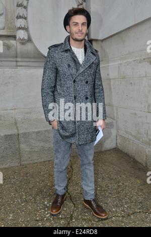 Settimana della moda di Parigi Haute Couture Primavera 2013 - Chanel - Partenze con: Baptiste Giabiconi dove: Parigi, Francia Quando: 22 Gen 2013 Foto Stock