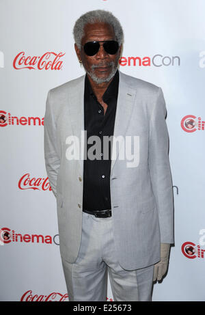 2013 CinemaCon Grande schermo Achievement Awards tenutosi presso il Caesars Palace nightclub puro con: Morgan Freeman dove: Las Vegas, Nevada, Stati Uniti quando: 18 Apr 2013 Foto Stock