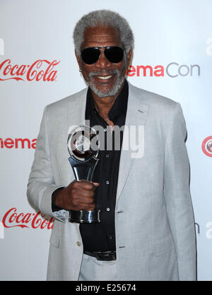 2013 CinemaCon Grande schermo Achievement Awards tenutosi presso il Caesars Palace nightclub puro con: Morgan Freeman dove: Las Vegas, Nevada, Stati Uniti quando: 18 Apr 2013 Foto Stock