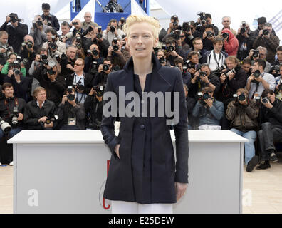 66Cannes Film Festival - "Solo gli amanti rimasto vivo' - Photocall con: Tilda Swinton dove: Cannes, Francia Quando: 25 Maggio 2013 Foto Stock