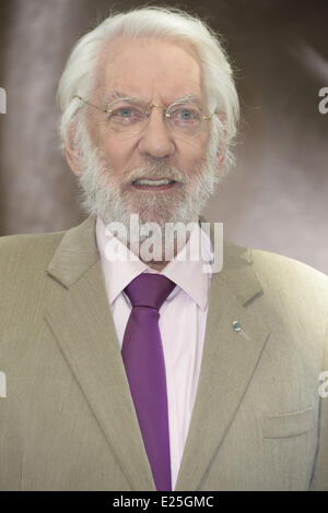 La 53a Monte Carlo TV Festival - 'Attraversamento linee' - Photocall con: Donald Sutherland dove: Monaco, Monaco quando: 10 Giu 2013 Foto Stock