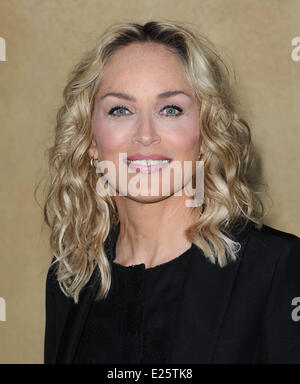 Los Angeles Premiere di 'Lovelace" presso il teatro egiziano in Hollywood - tappeto rosso con: Sharon Stone dove: Los Angeles, California, Stati Uniti quando: 05 Ago 2013 Foto Stock