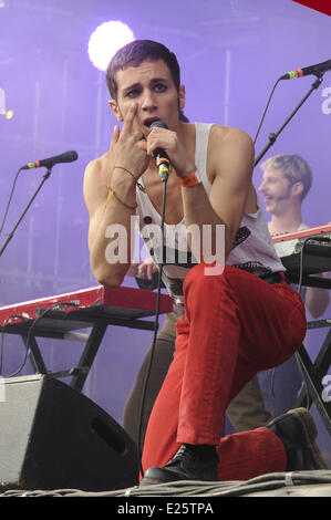 Xi Rock en Seine Music Festival a Saint Cloud Con: La Femme dove: St Cloud, Francia Quando: 24 Ago 2013 ENN Foto Stock