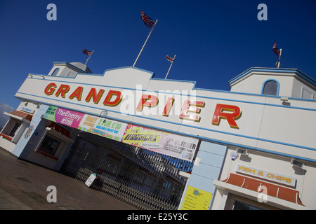 Il grand pier, Weston Super Mare, Somerset, Inghilterra Foto Stock