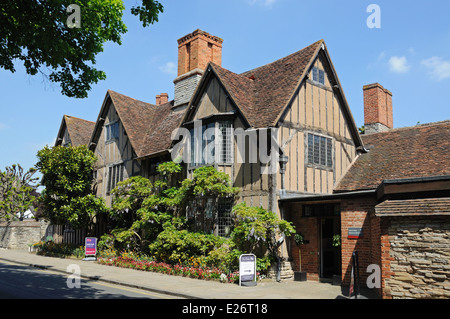 Hall's Croft - Shakespeare casa figlie lungo la Città Vecchia, Stratford-Upon-Avon, Warwickshire, Inghilterra, Regno Unito, Western Foto Stock