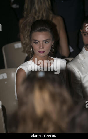 Taormina, Sicilia, Italia. 16 Giugno, 2014. Kim Feenstra assiste il sessantesimo Taormina Film Fest il 16 giugno 2014 a Taormina, Italia. Credito: Manuel Romano/NurPhoto/ZUMAPRESS.com/Alamy Live News Foto Stock