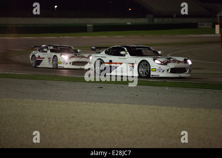 Ginetta G50 PRO di Nova Race team, guidato da Andrea Perlini (ITA), la GT4 European Series car racing Foto Stock