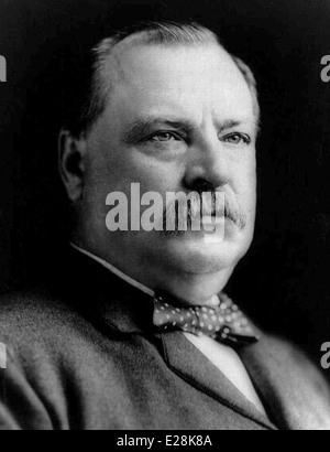 Stephen Grover Cleveland, 22 e 24 il presidente degli Stati Uniti d'America Foto Stock