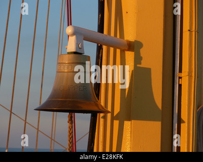 Dettaglio immagine dal Royal Clipper che mostra la nave bell Foto Stock