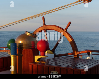 Dettaglio immagine dal Royal Clipper mostra nave volante Foto Stock