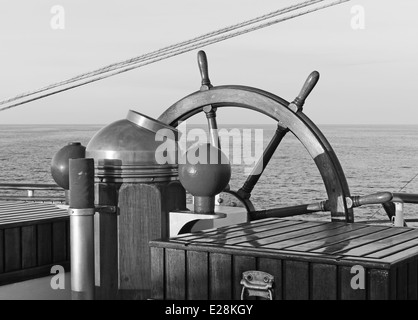 Dettaglio immagine dal Royal Clipper mostra nave volante Foto Stock