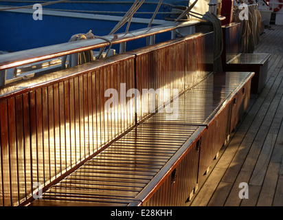 Dettaglio immagine dal Royal Clipper mostra Foto Stock