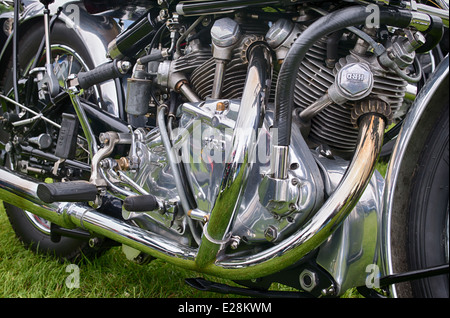 Vincent HRD Rapide motore del motociclo. Classic british bike Foto Stock