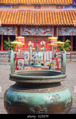 Mieu tempio all'interno della Cittadella, tonalità, Thua Thien-Hue, Vietnam Foto Stock