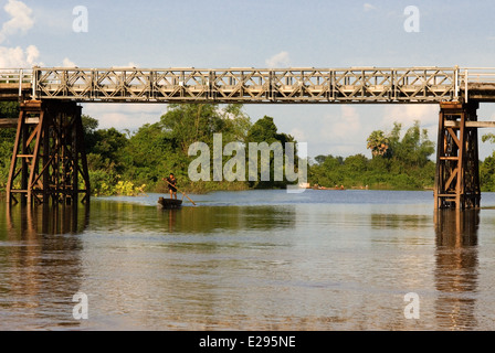 Il fiume Mekong vicino ad esempio Kampi. Cercando un po' di acqua fresca delfini Irrawaddy . Kratie. Di Irrawaddy osservare i delfini, il posto migliore per Foto Stock