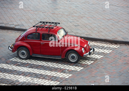 Volkswagen bug in Cusco, Perù, Sud America Foto Stock