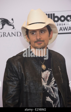 Artista di registrazione Brad Paisley assiste il 2014 Billboard Music Awards press room al MGM Grand Garden Arena di Las Vegas Foto Stock