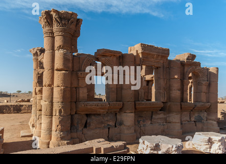 Il cosiddetto chiosco Romano (probabilmente Hathor la cappella), Naqa, Sudan settentrionale Foto Stock