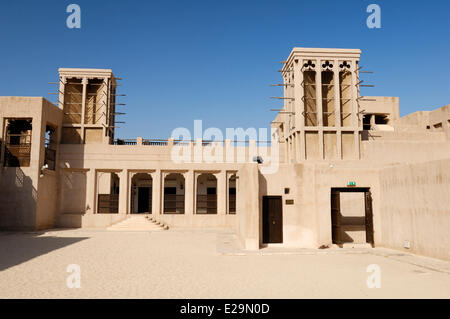 Emirati Arabi Uniti, Emirato di Dubai, Dubai, Casa dello Sceicco Saeed Al Maktoum ex governatore di Dubai è diventata oggi un museo Foto Stock