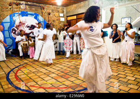 Il Brasile, Bahia, a Salvador de Bahia, centro storico sono classificati come patrimonio mondiale dall' UNESCO, quartiere Pelourinho, accademia di Foto Stock