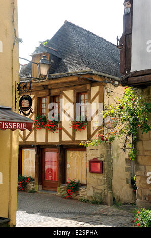 Francia, Morbihan, Rochefort en Terre, etichettati Les Plus Beaux Villages de France (i più bei villaggi di Francia) Foto Stock