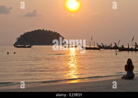 Thailandia Phuket Provincia, Phuket Kata beach Foto Stock