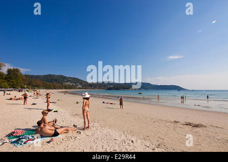 Thailandia Phuket Provincia, Phuket Kata beach Foto Stock