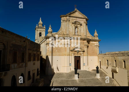 Malta e Gozo Island, Victoria (Rabat), Cattedrale all'interno della Cittadella Foto Stock