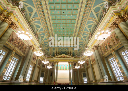 Corinthian Hall, il Tempio Massonico, Philadelphia, Pennsylvania, STATI UNITI D'AMERICA Foto Stock