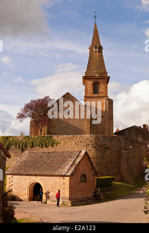 Francia, Saône et Loire, Etrigny, chiesa di Bourg Foto Stock