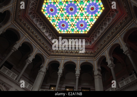 L'interno dell'Sarajevo municipio della città nella parte vecchia di Sarajevo, Bosnia ed Erzegovina Foto Stock