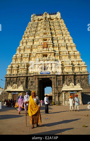 India, Tamil Nadu, Kanchipuram, Sri Ekambaranathar Foto Stock