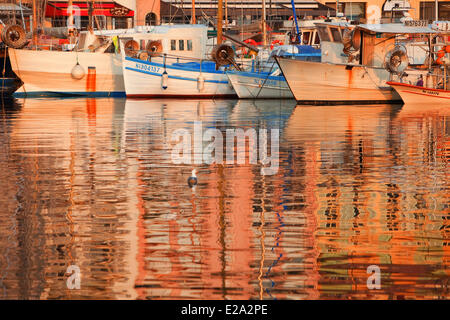 Francia, Alpes Maritimes, Cannes, porto vecchio Foto Stock