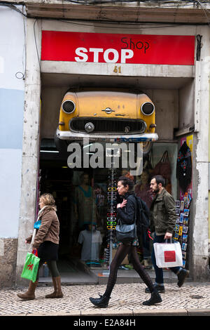 Il Portogallo, Lisbona, quartiere Chiado, negozio nella strada Rua do Loreto Foto Stock