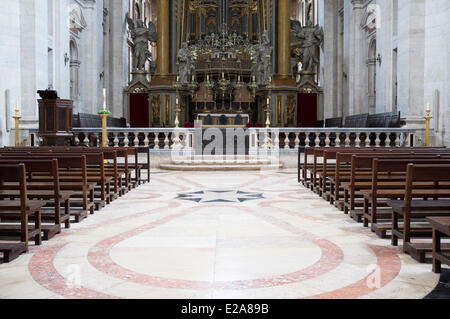 Il Portogallo, Lisbona, la chiesa del Monastero di São Vicente de Fora Foto Stock