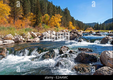 Stati Uniti, South Dakota, Black Hills, Spearfish Canyon Foto Stock