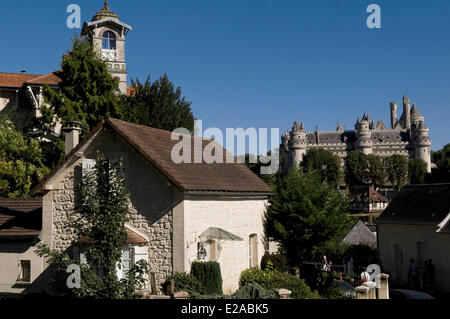 Francia, Oise, Pierrefonds, nella foresta di Compiegne Foto Stock