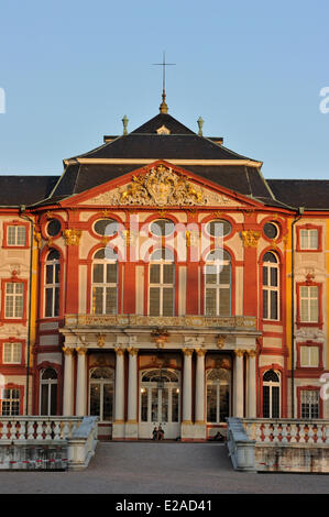 Germania, Baden Wuerttemberg, Kraichgau, Bruchsal, castello barocco Foto Stock