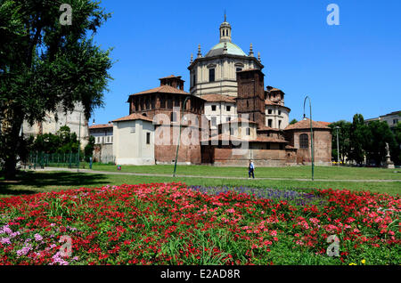 L'Italia, Lombardia, Milano, la basilica di San Lorenzo Foto Stock