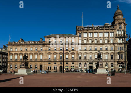 Regno Unito, Scozia, Glasgow, downtown, Georges Square Foto Stock